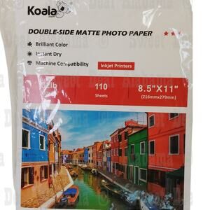 Koala Thin Presentation Paper – Double-Sided Matte, 8.5x11", 110 Sheets, 32LB